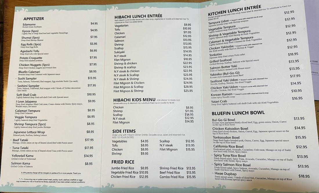 Bluefin Sushi & Bar